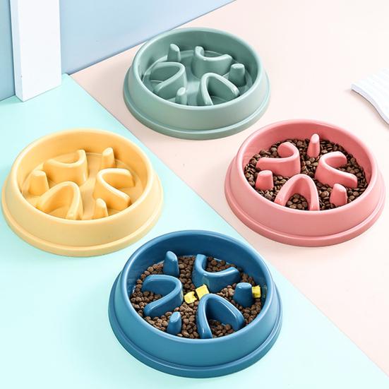 Tigela Elevada Antiderrapante Ecológica Yousheng para Cães Alimentador Lento Previne Virar Hábitos Alimentares Saudáveis Tigela de Alimentação para Cães Pequenos e Médios