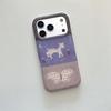 Cartoon Patchwork Little Deer Butterfly iPhone 14/13/12/11/SE/XS/8 Case, Anti-Fall, Apple Pro/Max Compatible