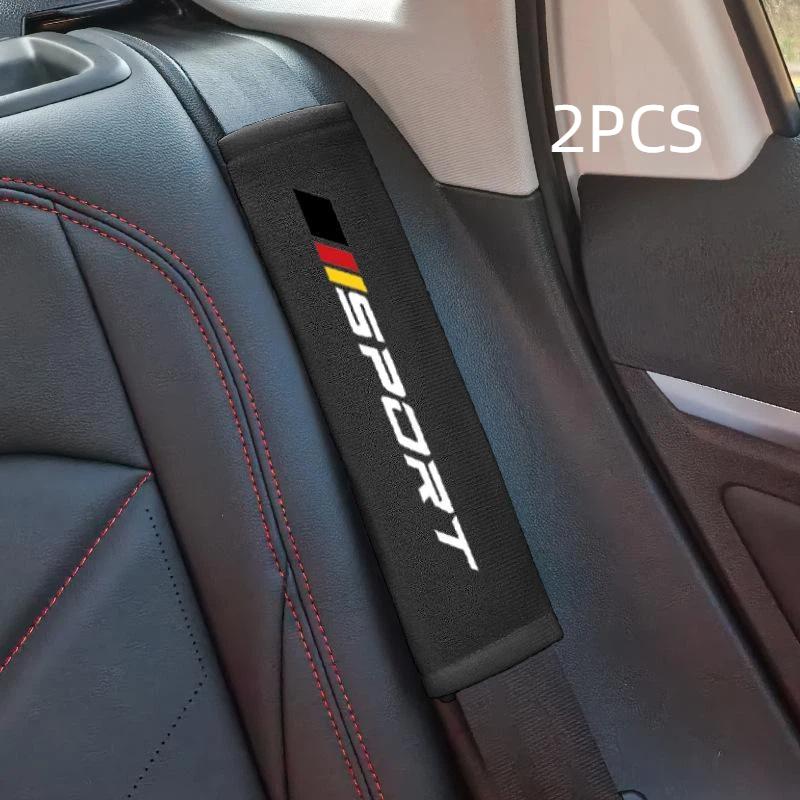 2Pcs Soft Comfortable Car Seat Belt Cushion Personalized Fashionable Pad Suitable For Most Cars Suvs Trucks Daily Use