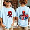 2026 Summer Spider Children's T Shirt Breathable Fabric Classic Character Patterns in A Cute Style Suitable Daily Playwear