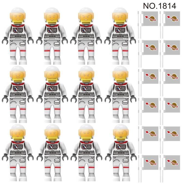 Astronaut Space Building Blocks Toys Set With Diy Assembly For Play Educational
