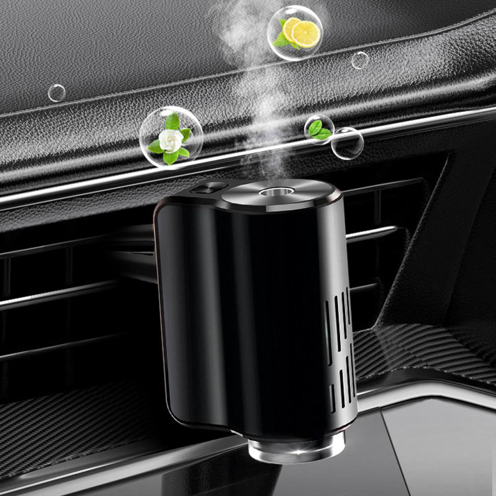 Intelligent Car Mounted Aromatherapy Machine Air Outlet Aluminum Alloy Automatic Spray Odor Removal Purifier Humidifier Freshene