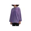 We11done Ss24 Water Wash Faded Print Logo Long Sleeve T-Shirt Unisex Tops Purple WD-TT0-24-722-U-PP