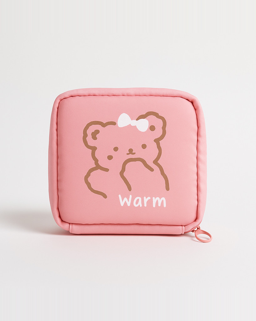 Mini Women Cosmetic Bag Cute Floral Small Makeup Bags Toiletry Organizer Female Coin Card Storage Purse Make Up Case Bag