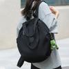NOTAG Women's Nylon BackpackShoulder Bag, Large Capacity, Round Shape, Suitable for Girls, Crossbody, 2-Way, Shoulder, Handbag, Mini Backpack, Small,