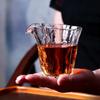 220ml Hammer Clear Hammered Glass Tea Pitcher, Heat-resistant Cha hai Gongdao Bei, Tea Serving Pitcher for Tea Set Accessories