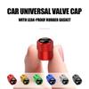 ZHA3 Car Wheel Tire Valve Caps Tyre Stem Caps Bolt-In For Alfa Romeo Giulia Stelvio Quadrifoglio Giulietta 156 159 147 Mito Tonale GT