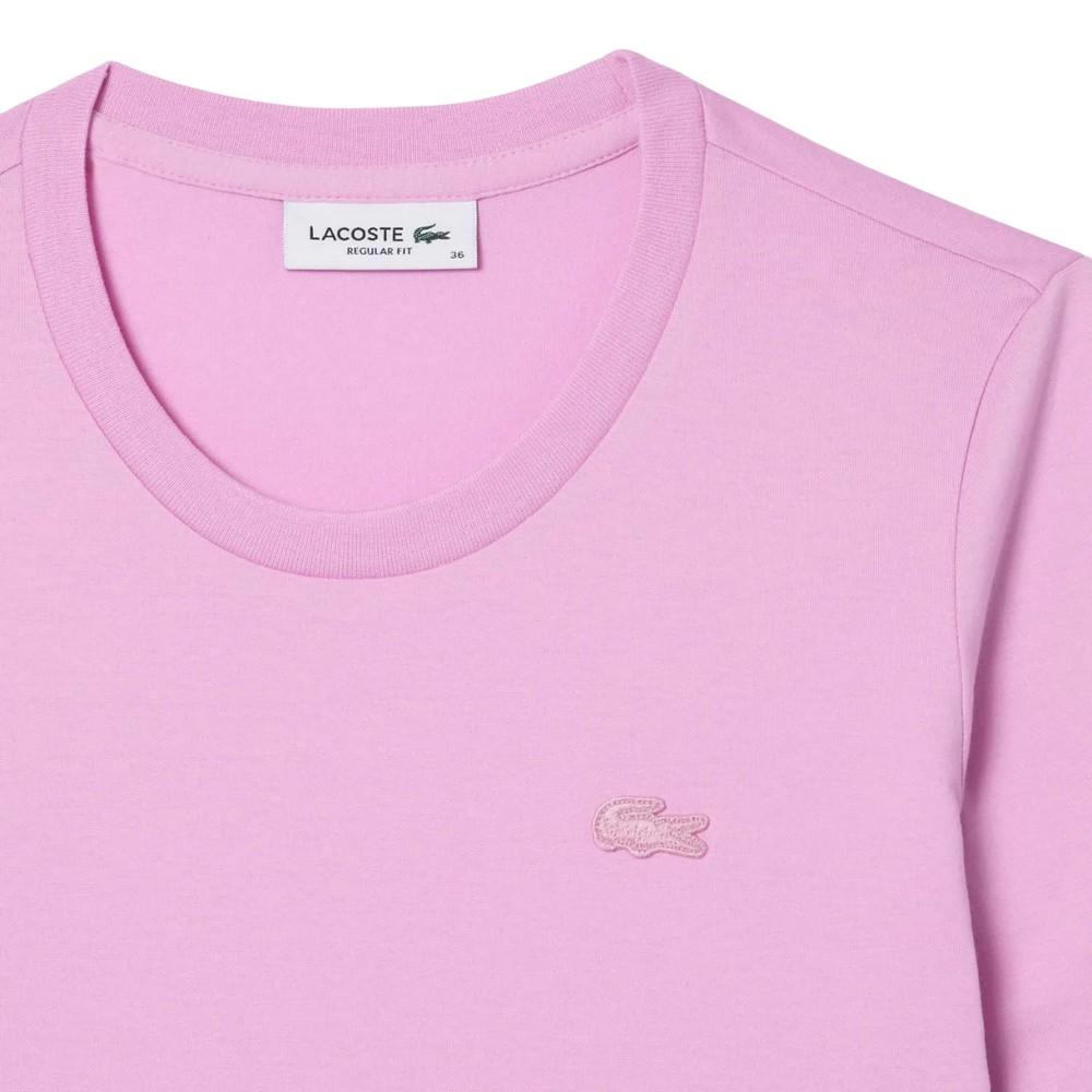 Lacoste Damen Baumwolle Weich 3/4 Ärmel T-Shirt