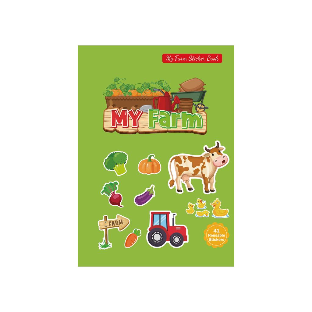 New Sticker Book Focus Potential Development Reusable Stickers Cartoon Animal Enlightenment Baby Early Education Book For Kids