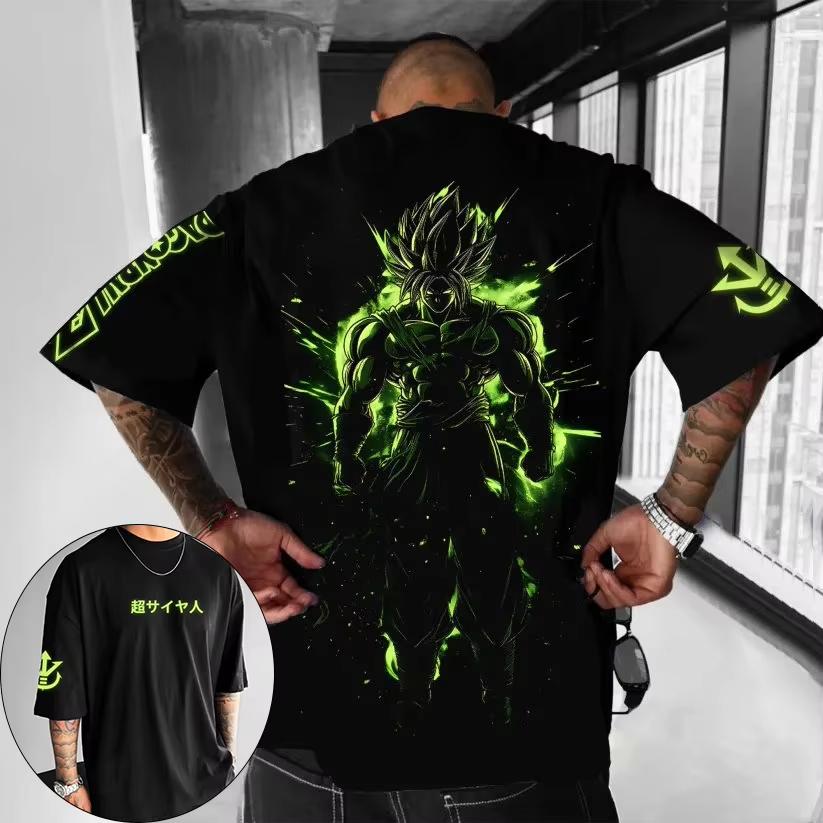 Dragon Ball GT Mens TShirt Goku Black Zamasu Printing Japanese Anime Summer Boy Childrens Short Sleeve ParentChild Wear