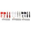 2 Pcs Rear RC Shock Absorber Aluminum Alloy 1/12 Scale RC Rear Shock Damper for MN82 LC79 MN78