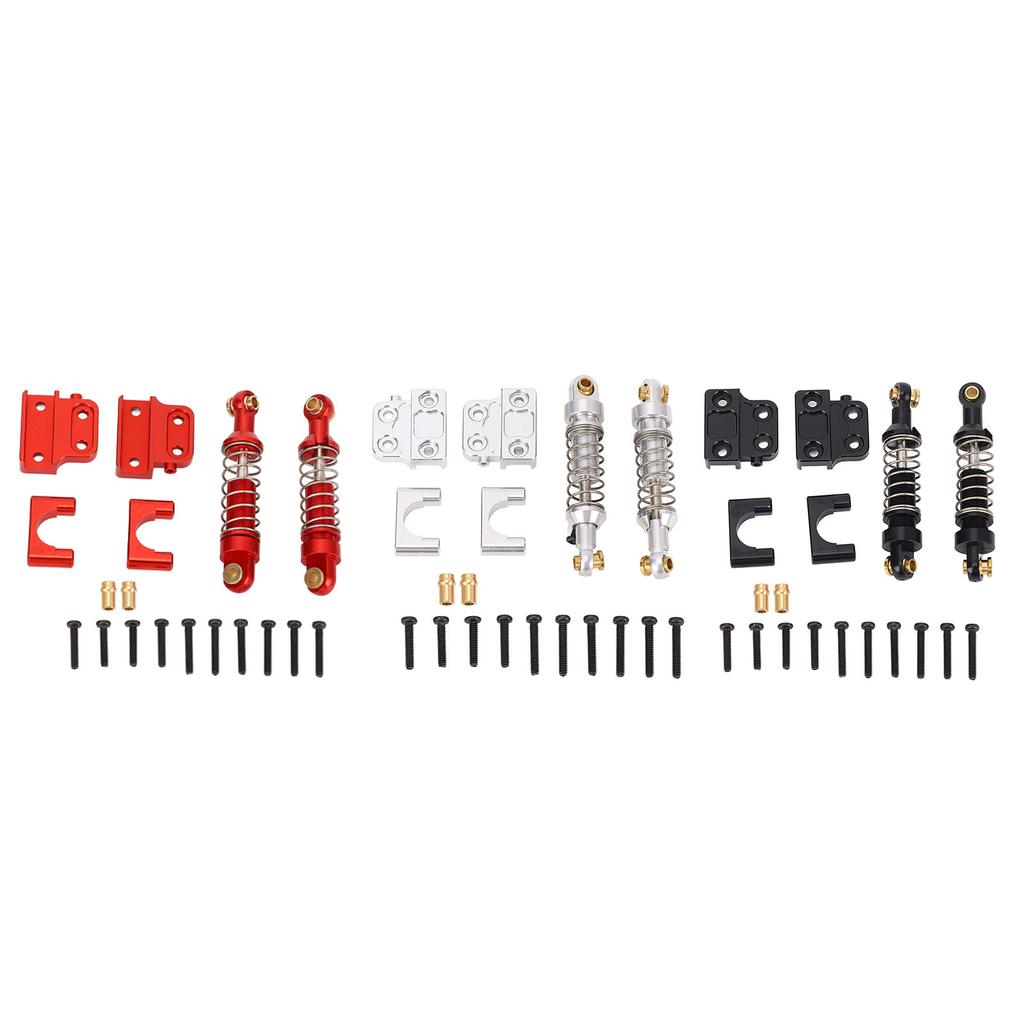 2 Pcs Rear RC Shock Absorber Aluminum Alloy 1/12 Scale RC Rear Shock Damper for MN82 LC79 MN78