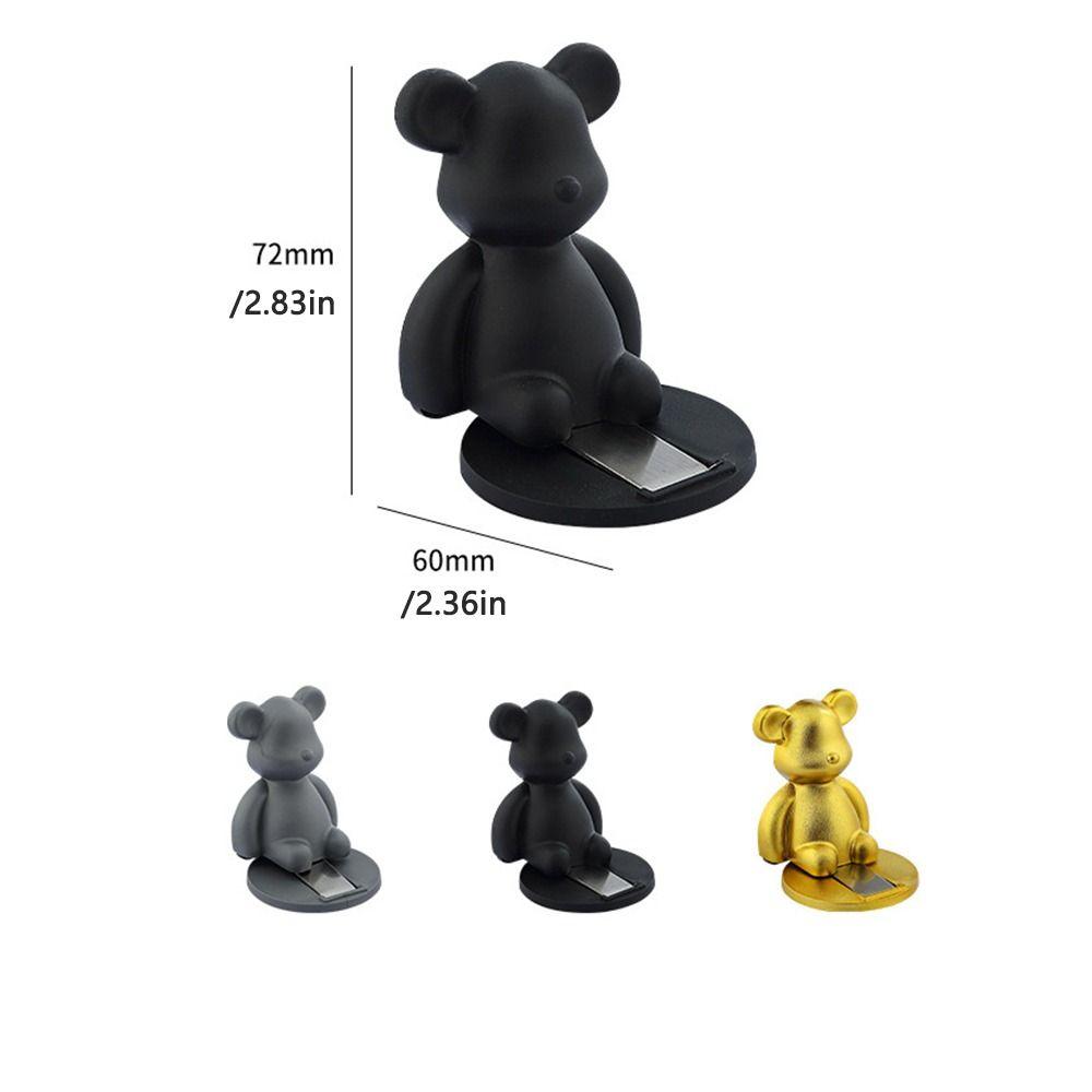 Magnetic Bear Door Stopper Punch-free Door Stop Cute Door Suction Household