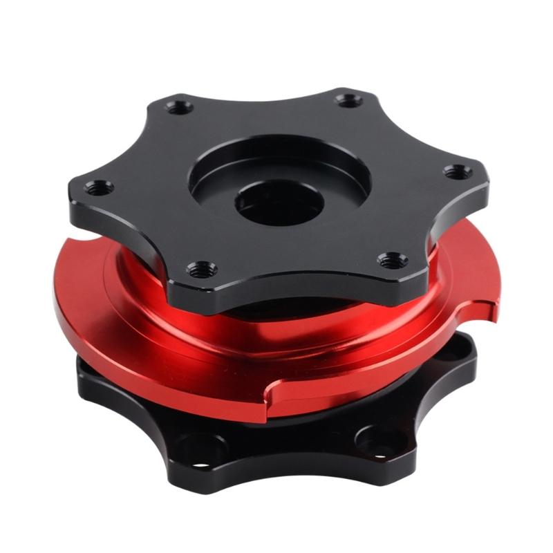 Vehicle Steering Wheel Adapter 8.9cm Diameter Anti Rusts Easy Operate for Racings Enthusiasts Improves Driving Safety