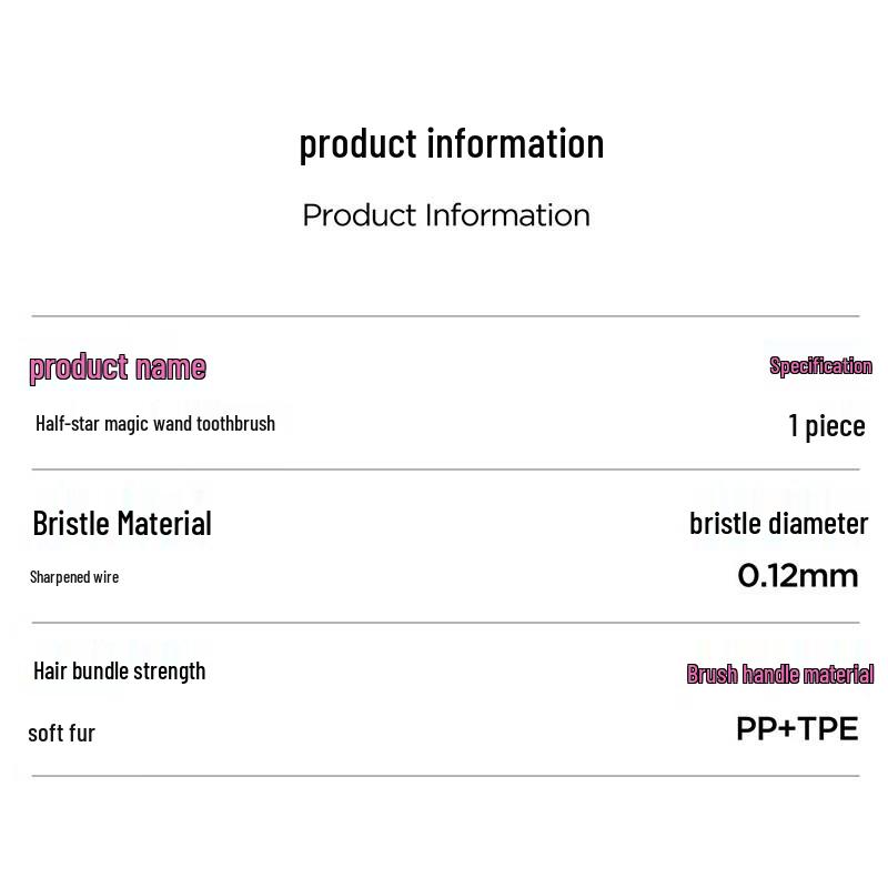 Canban Star Magic Wand Soft Toothbrush (3-Pack)