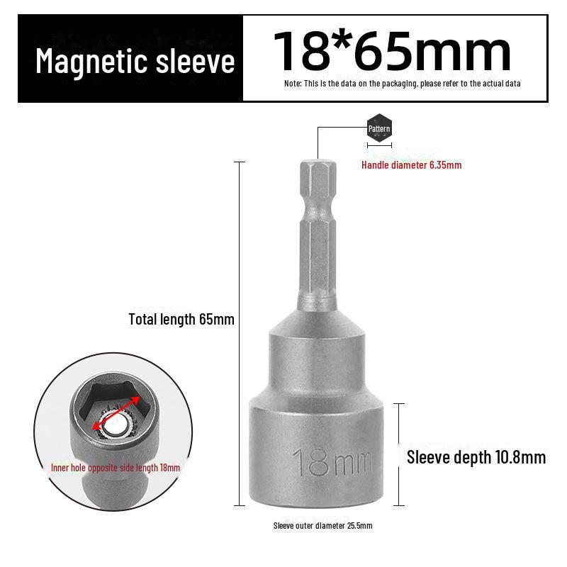 Green Forest Magnetic Hex Socket No. 6 for Electric Screwdriver & Hand Drill