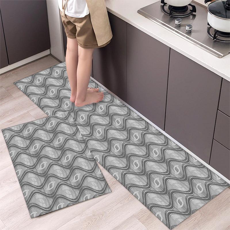 Waterproof Oilproof PVC Kitchen Carpet Anti Slip Floor Mat Long Rug Home Decoration Foot Mats Alfombra De La Cocina