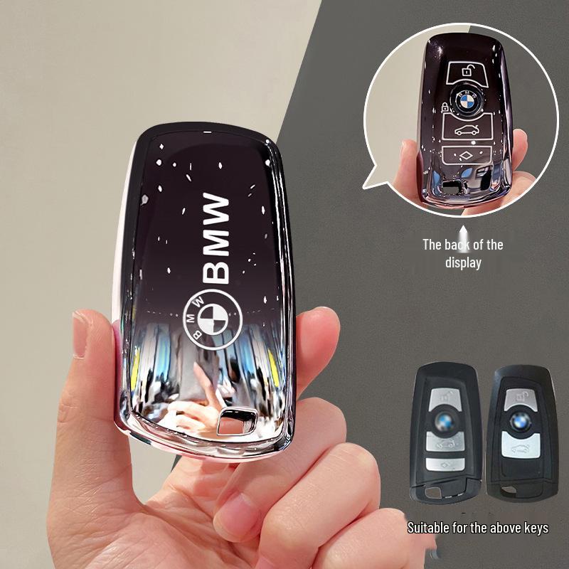 Luxus Schlüsselabdeckung für BMW: Kompatibel mit X3, 3, 4, 5, 6 und 7 Serie - Unisex Premium Schutz