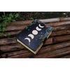 Sun and Moon Handmade Deckle Paper Journal for Men and Women7/5 grimoire Spell notebook for traveling sketchbook book