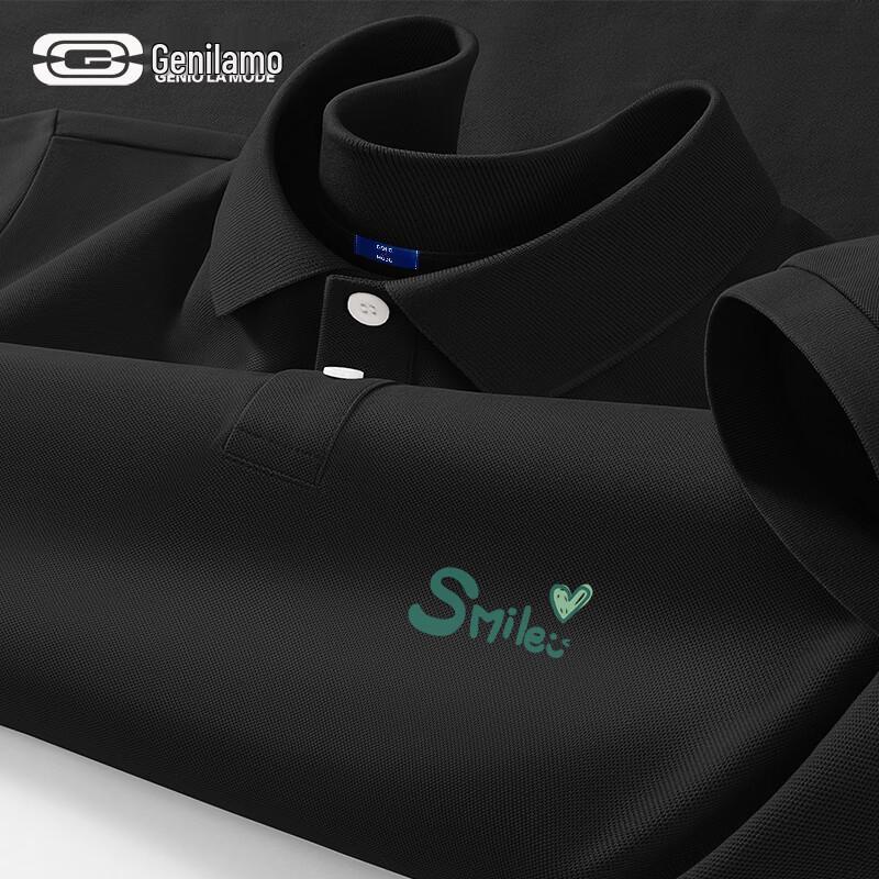 Men s Loose-Fit Short Sleeve Polo Shirt XL