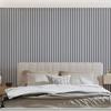 Peel and Stick Imitation Wood Grain Wallpaper Self-Adhesive Wall Panel Stickers  for Ceiling