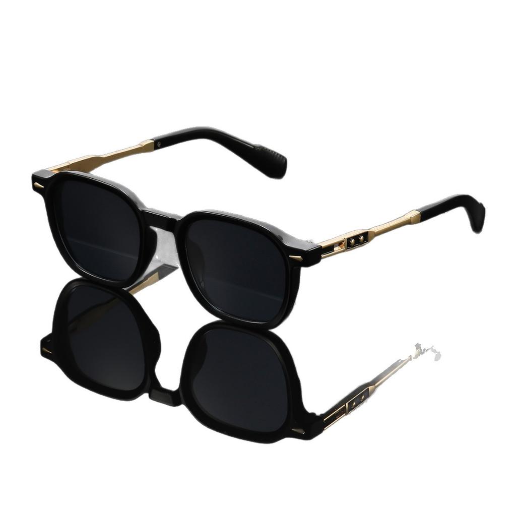 Rice nail small frame sunglasses fashion sunscreen trend new UV protection personalized sunglasses