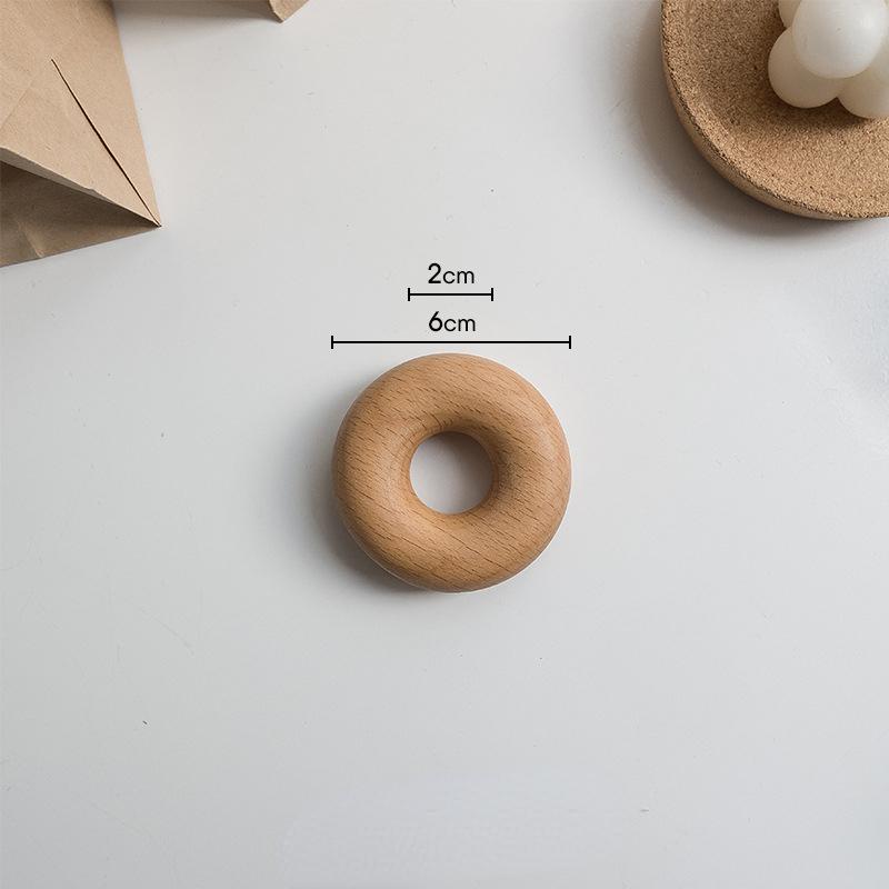 

Уплотнительная лента из бука, пончик, черный орех, уплотнительная лента, креативный зажим для закусок из массива дерева, уплотнительная лента для чая, кухонное хранение
