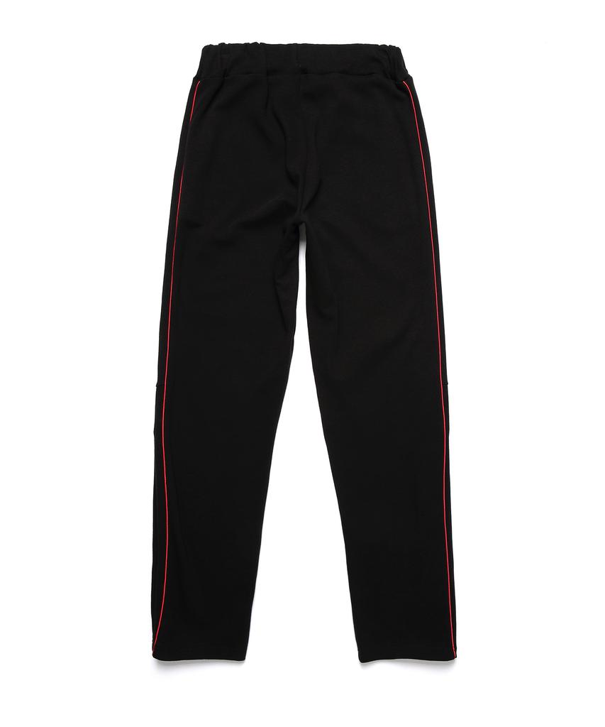P.P.P Zip Track Pants (Black/Red)