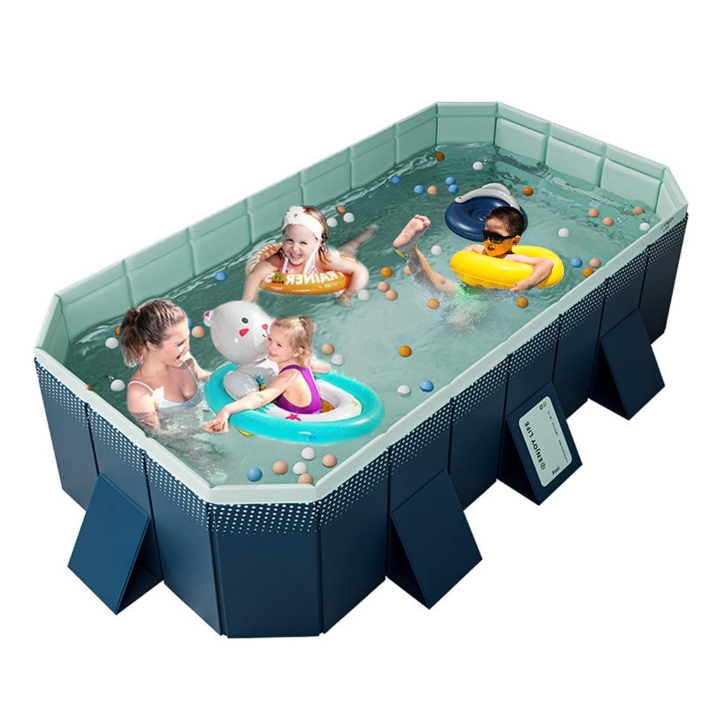 SIGESHUO Large Home No Inflation Large Large Foldable Giant Large Kids Extra Large Easy To Water Home Home Heatwave Protection Pool, Pool, Required,