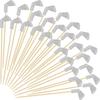 100Pcs/Set Wooden Golf Toothpicks Eco-Friendly Fruit Skewers  Golf Theme Party