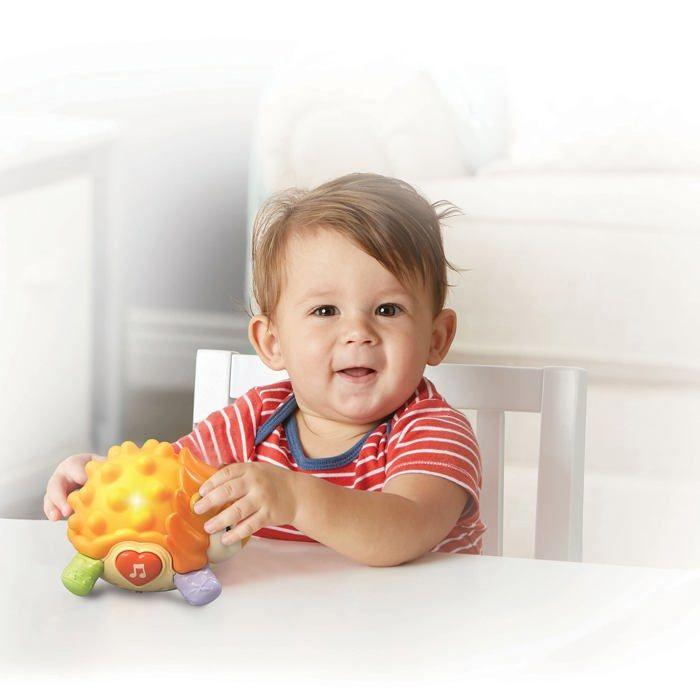 Jouet pour bébé - vtech - hérisson boule - chansons et sensations - 3 mois et plus - éducatif