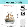 Rotating Christmas Carousel 2D Acrylic Standee - Festive Gift & Home Decoration