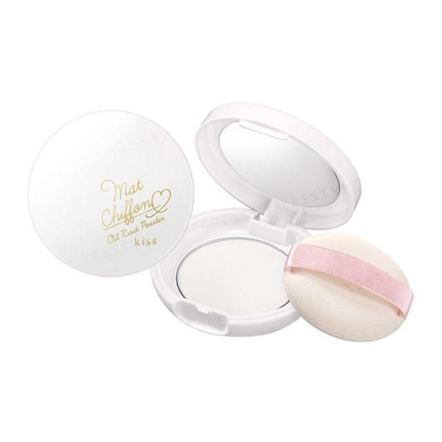 ISEHAN - kiss Mat Chiffon Oil Reset Powder 4.7g 01 Clear Lucent