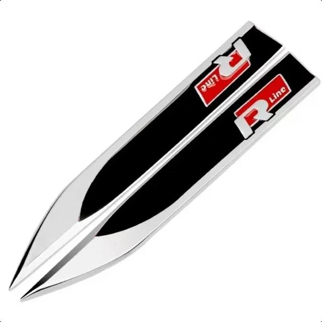 2025 Hot 1PCS 3D Metal Car Body Side Fender Badge For Volkswagen VW Golf 7 6 5 GTD GLI Logo Sticker Emblem Decals Styling Access