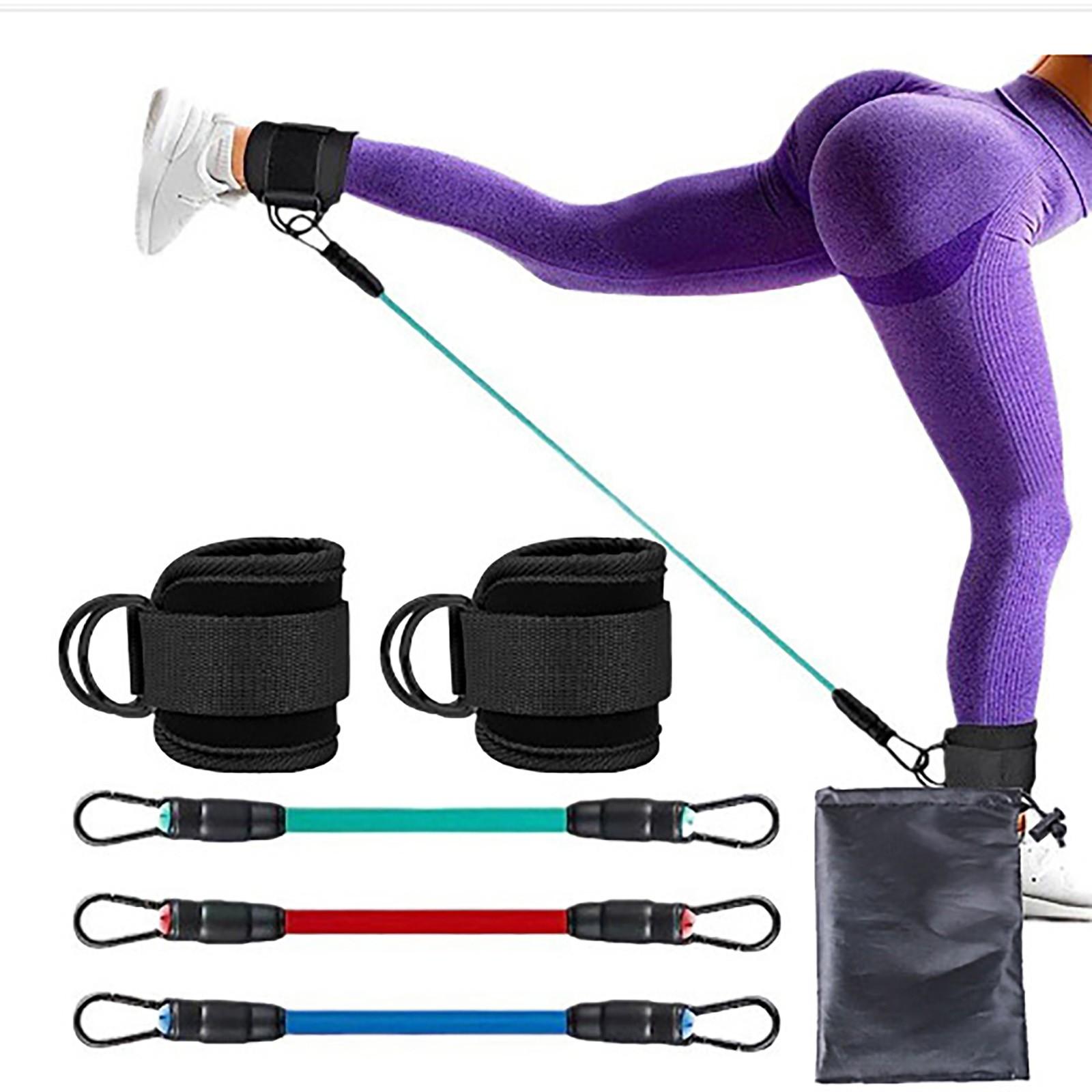 

Многофункциональный набор для тренировки ног с 3 лентами сопротивления для формирования ягодиц Оборудование для домашнего фитнеса One Size