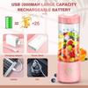 Portable Blender Mini Juicer Machine Shakes Smoothie Blender Electric Fruit Mixer Extractor With 6 Blades