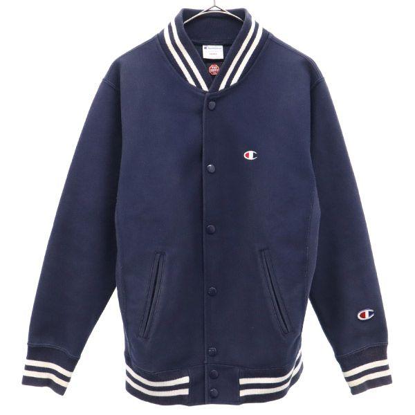 Champion Reverse Weave Windstopper One point logo Stajan S Navy Blouson Men's Used