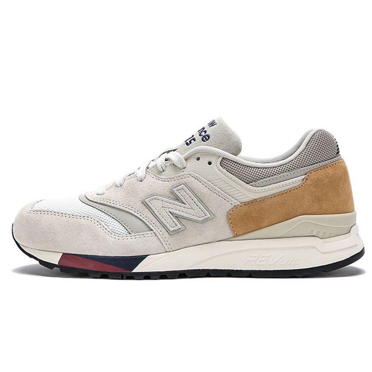 New Balance Nb 997 Classic Color Block Mesh Suede Low Top Running Shoes Men sneaker Gray Brown ML997HCB