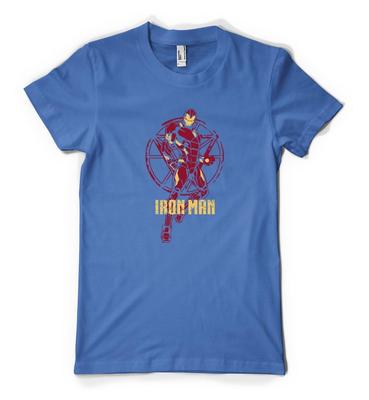 Úžasné superhrdinské tričko s Iron Manem Tonym Starkem, personalizované, unisex, pro dospělé