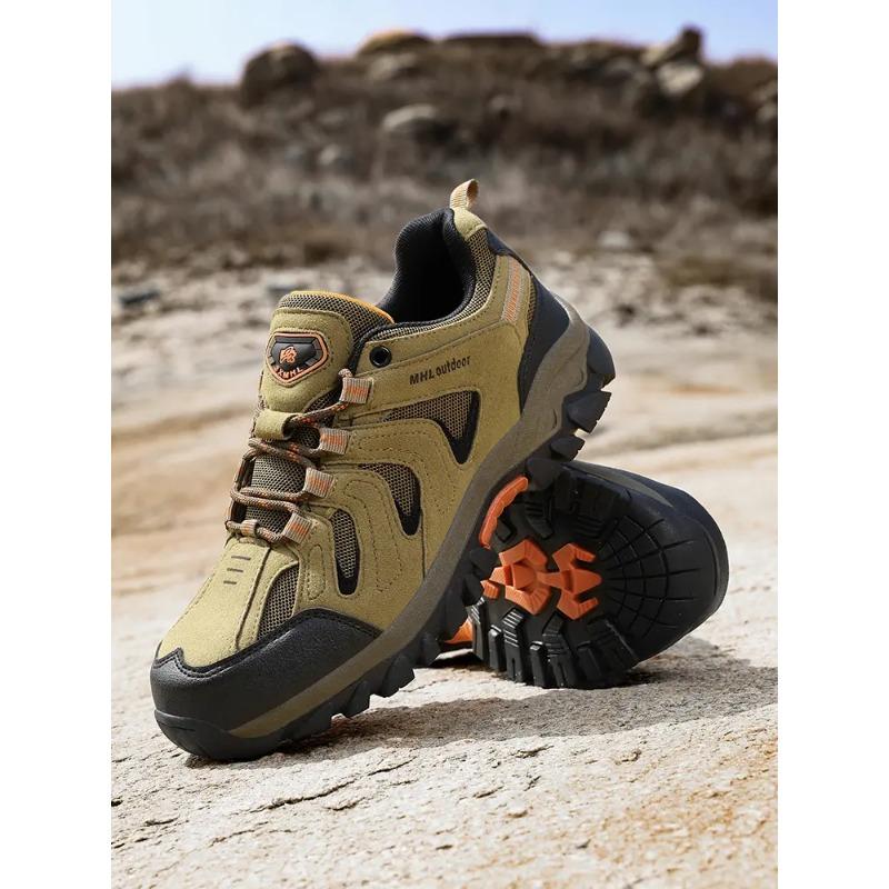 

Men s Non-Slip Outdoor Hiking Shoes Breathable Mesh Trekking Sneakers Casual Lightweight Shoes 43 коричневий