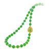 High Quality 6M Natural Ice Through Emperor Green Chalcedony Agate Necklace Sweater Chain Collarbone Chain