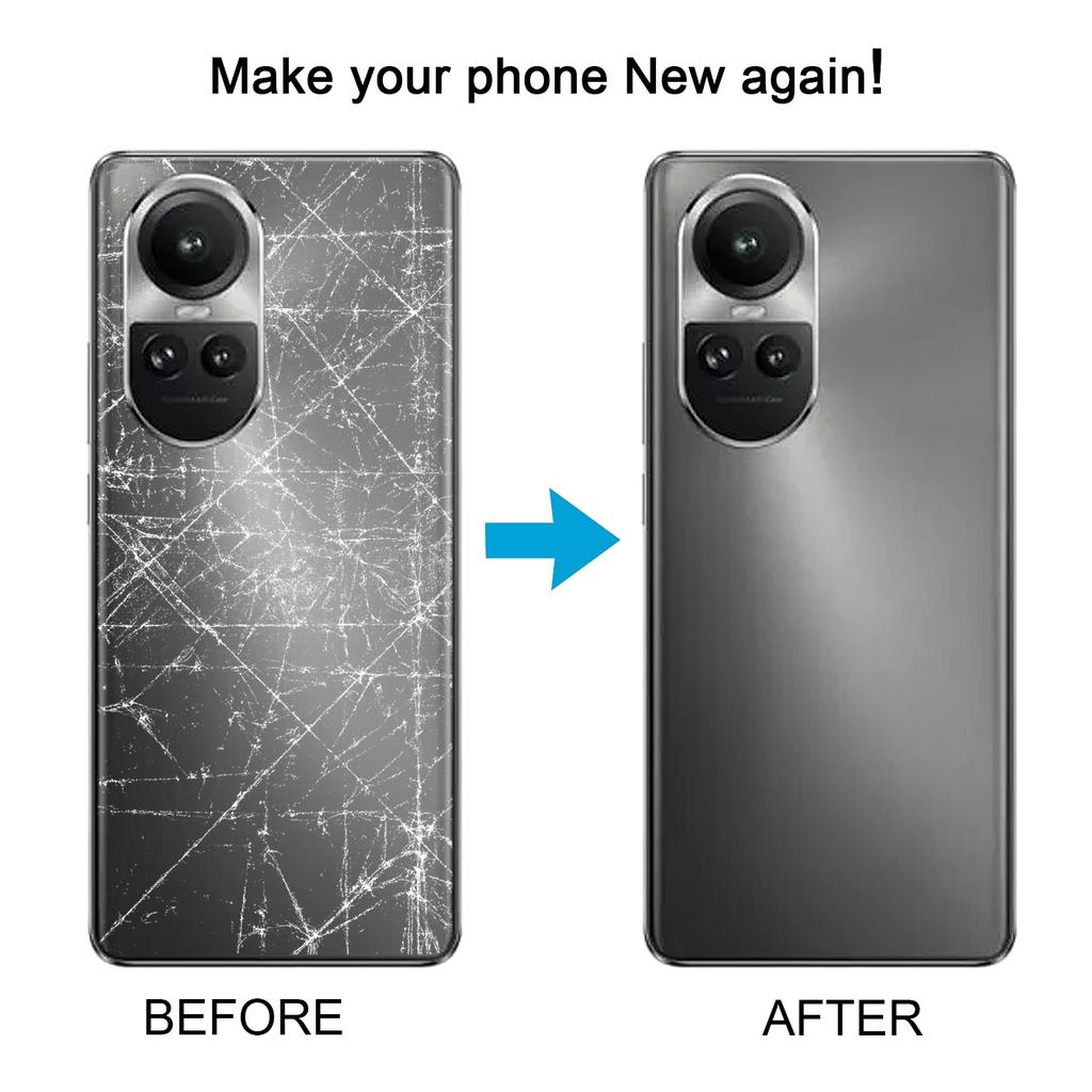 Battery Back Cover for OPPO Reno10 Global / Reno10 Pro Global with Camera Lens Cover