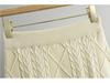 Women's Retro Cable Knit Two-Piece Set: Cardigan & Long Skirt