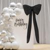 2 Pcs Bow Decoration Bow Themed Room Backdrop Decor for Wedding Birthday Party Engagement Bachelorette Baby Shower Door Wall Decoration