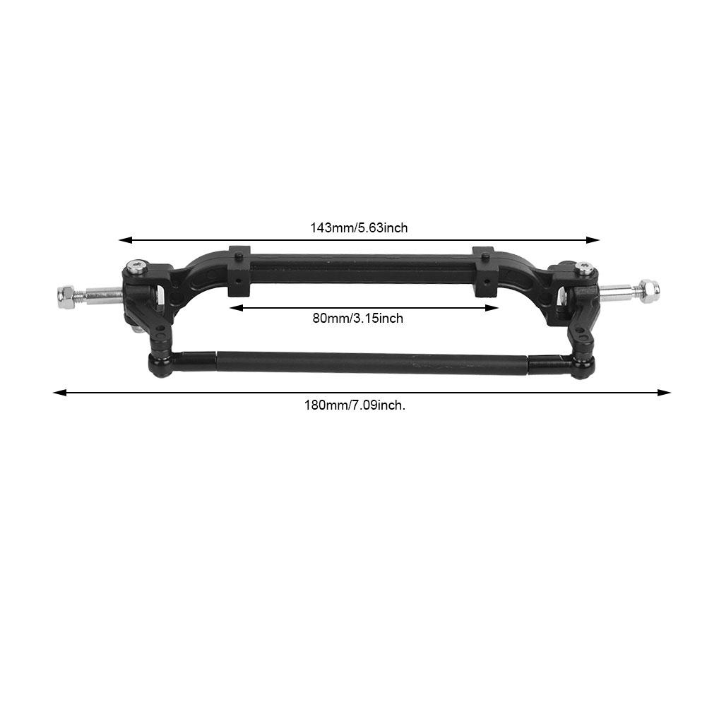 No Power Front Axle Steering Rod Link Pole for 1Celsius14 Series RC Tractor Truck Car