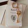 Korean Fashionable Couple Keychain Heart Lock Pendant Keyrings Bag Accessory Perfect Valentine'S Day Gift For Love Ones