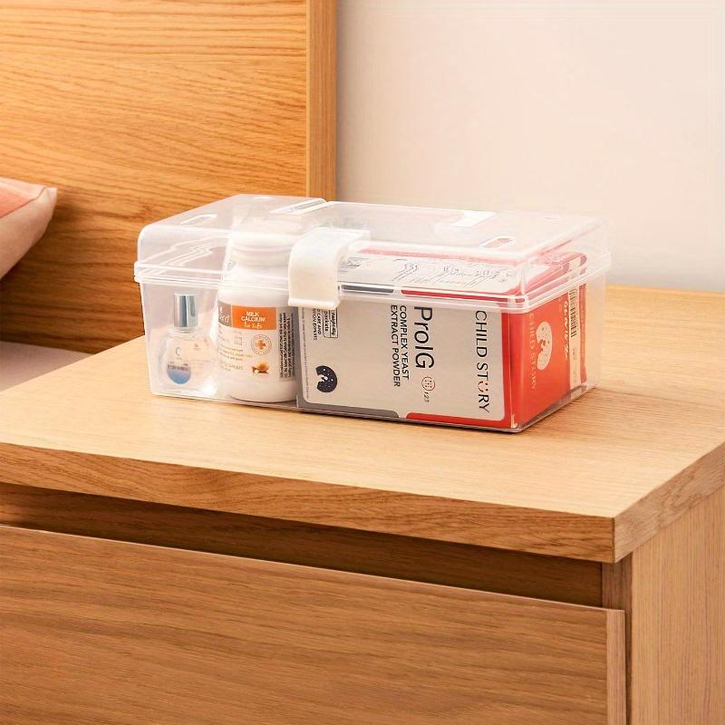 2/3PCS Dust Mask Storage Box Transparent Portable Transparent Plastic Storage Box Household Storage Box Kitchen Debris Storage