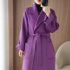 2023 Women's Mid-Length Oversized Double-Faced Cashmere Wool Coat