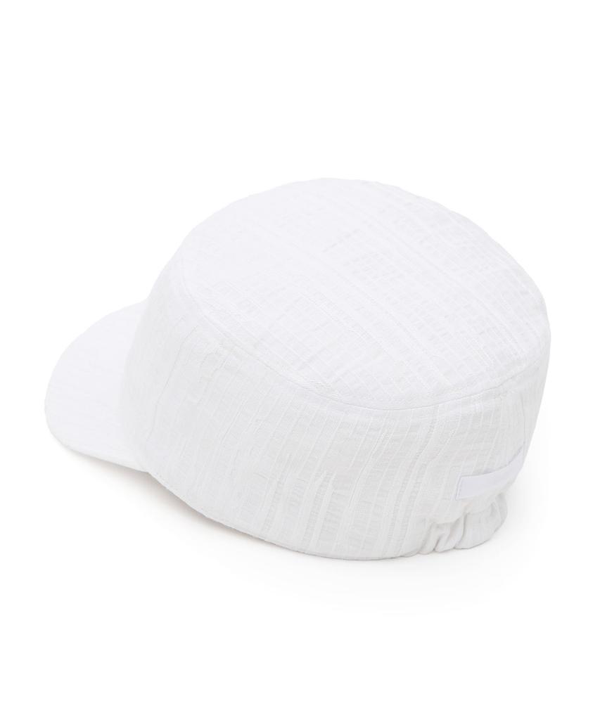 Eondeokeonteulolseutyudio Summer Linen Bellboy Cap Uniform Cap / B Linen / White