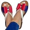 Summer Women Slippers Cute Butterfly Knot Casual Sandals Lady Slides Flats Slip On Women's Shoes Zapatillas Mujer